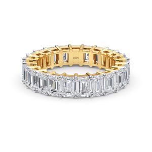 Classic Emerald Eternity Band
