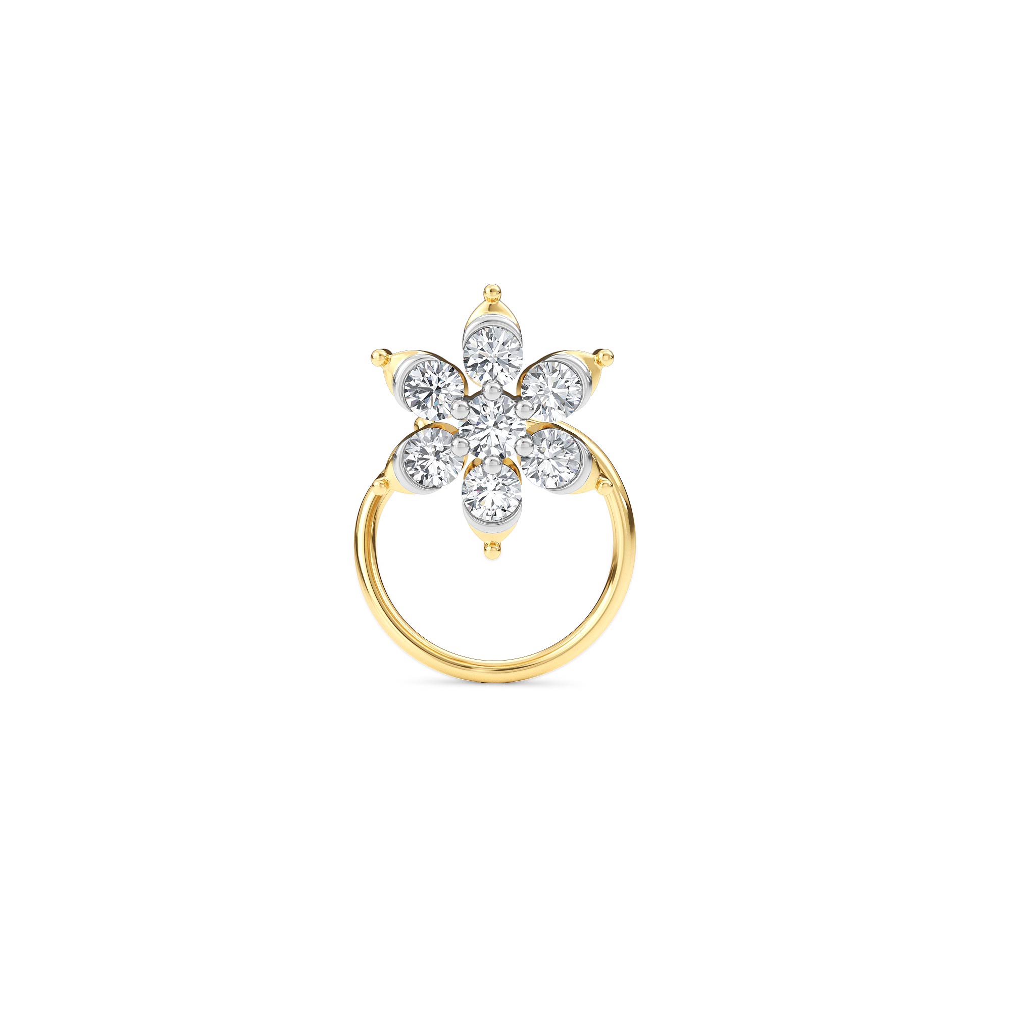 Nia Florette Nose Pin